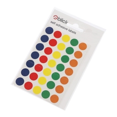 Assorted Coloured Stickers Labels - Pack of 140 Labels